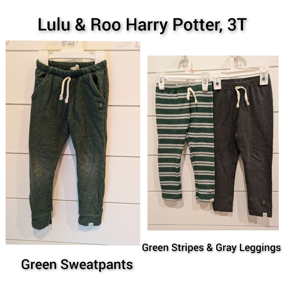 Set of 3 Lulu & Roo Harry Potter Pants, 3T